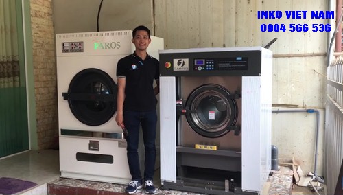 Bàn giao máy giặt máy sấy công nghiệp cho khách hàng